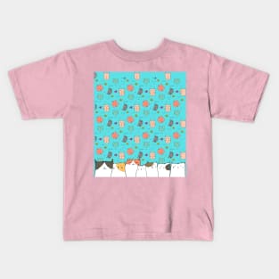 Lots and Lots of Cute Cats Kids T-Shirt